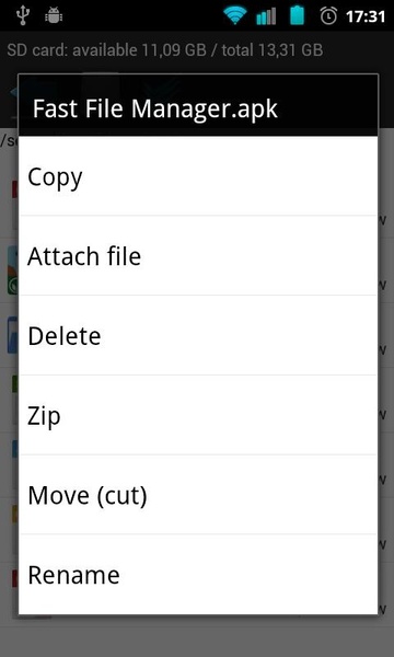 Fast File Manager - Preview 5