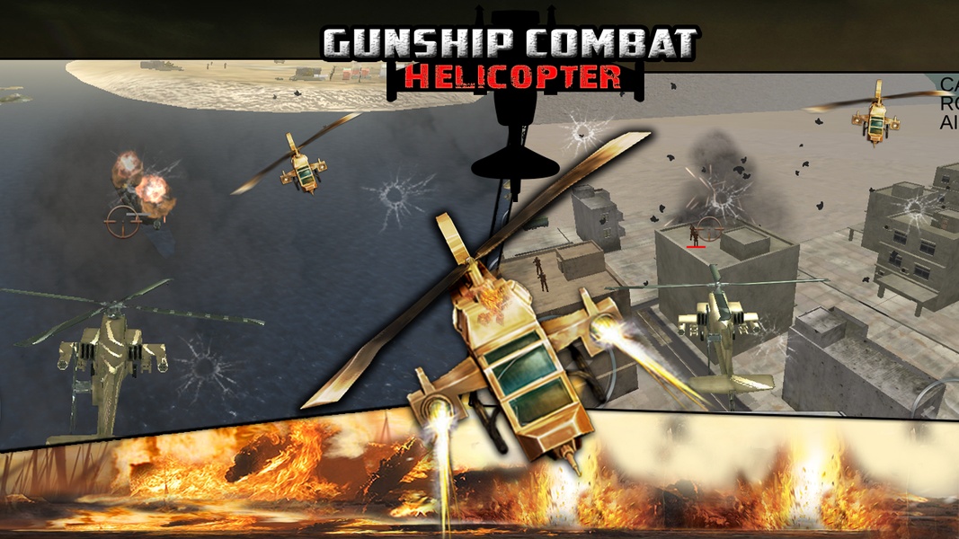 Gunship Combat Helicopter War - Preview 5