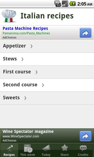 Italian recipes - Preview 3