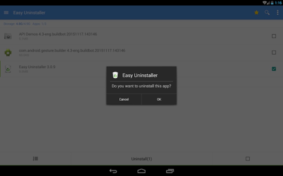 Easy Uninstaller App Uninstall - Preview 3