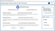 G Suite to Office 365 Migration Tool screenshot 2