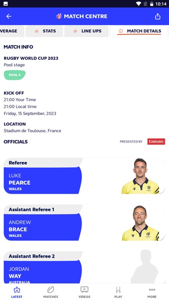 Download the Official Rugby World Cup 2023 App ｜ Rugby World Cup 2023