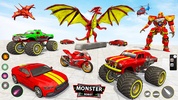 Monster Truck Robot Car Game screenshot 8