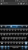 Emoji Keyboard Dusk Black Blue screenshot 6