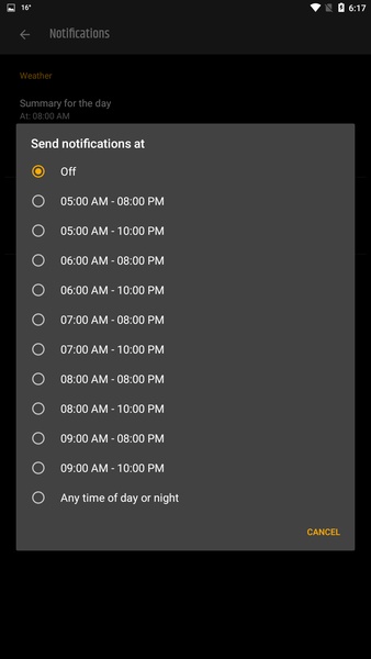 Simple weather & clock widget - Preview 3