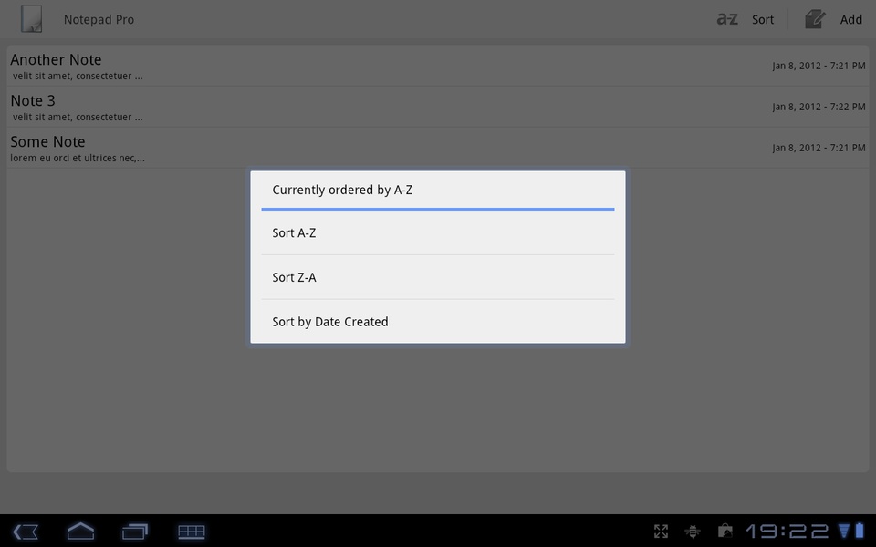 Notepad Pro - Preview 1