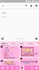 Emoji Keyboard Bow Pink Black screenshot 2