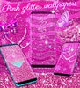 Pink glitter live wallpaper screenshot 7