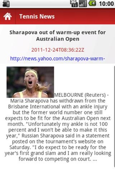 Tennis News - Preview 1