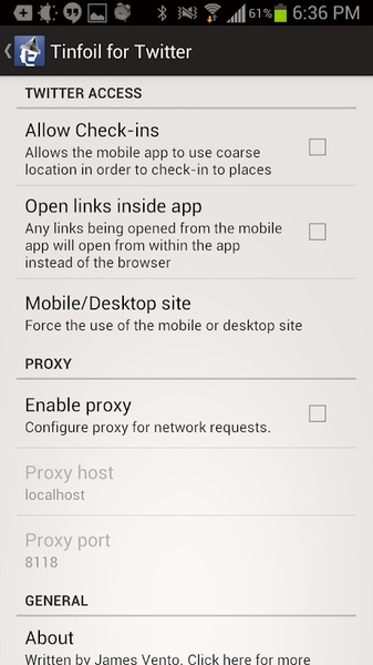Tinfoil for Twitter - Preview 1