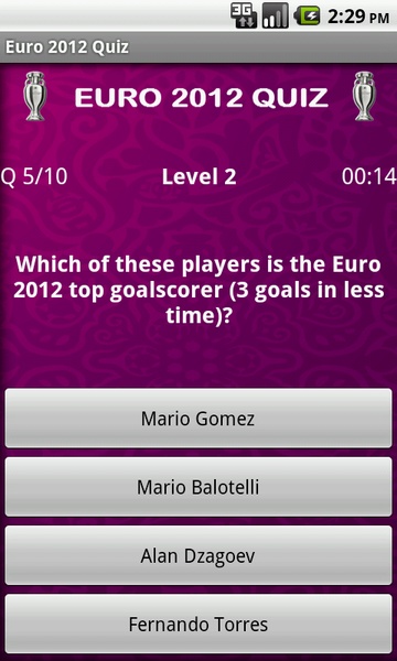 Euro 2012 Quiz - Preview 6