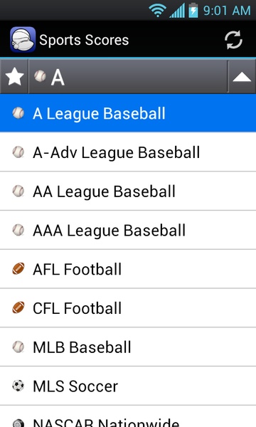 Sports Scores - Preview 1