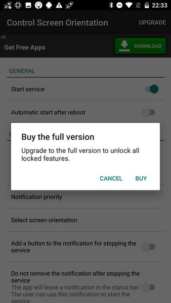 Control Screen Orientation - Preview 1