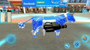 Police Bull Robot Car Transform War screenshot 5