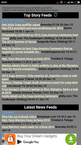 2015 Copa America - Preview 1