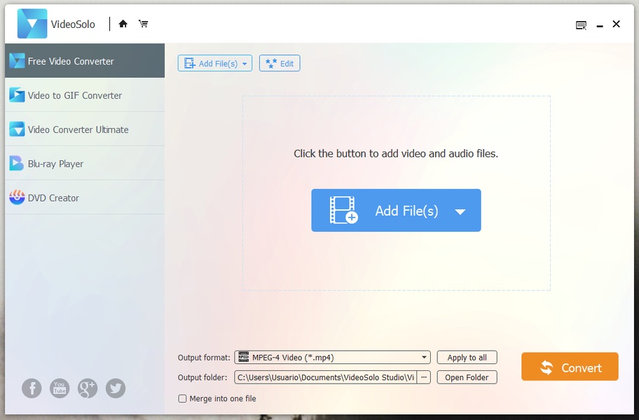 Download VideoSolo Free Video to GIF Converter 1.0.10 for Windows