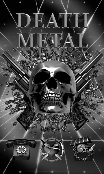 Death Metal GOLauncher EX Theme - Preview 5