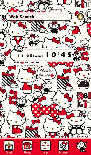 Hello Kitty Launcher Ribbon - Preview 3