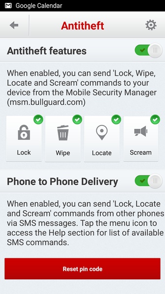 BullGuard Mobile Security - Preview 2