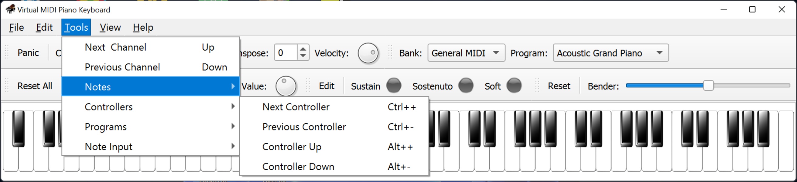 VIRTUAL MIDI PIANO KEYBOARD for Windows - Download it from