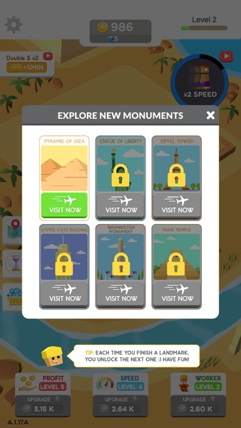 IdleLandmark Tycoon - Preview 2