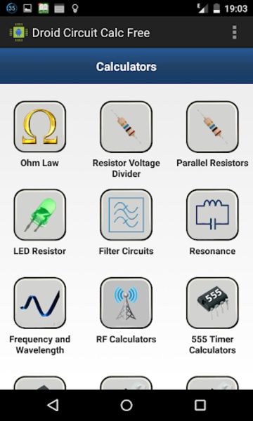 Droid Circuit Calc Free - Preview 7