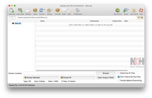 Express Zip Free File Compression for Mac screenshot 1