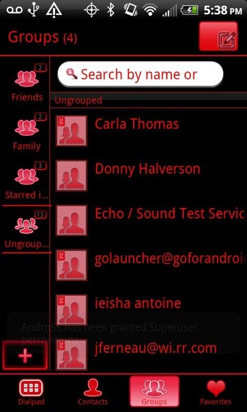 GO Black Red Theme - Preview 3