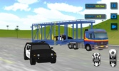 Police Vehicle Transporter 3D screenshot 3