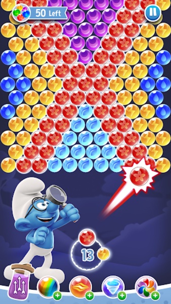 Os Smurfs: Bubble Shooter na App Store