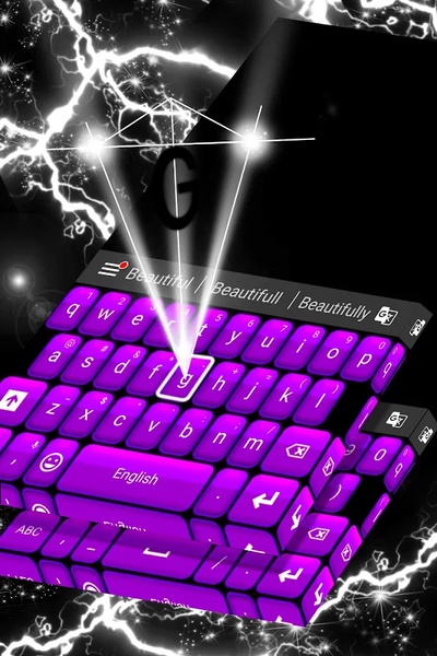 Keyboard Free Purple Theme - Preview 2