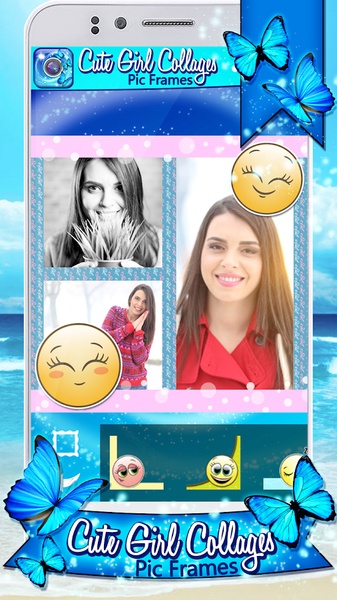 Cute Girl Collages Pic Frames - Preview 7