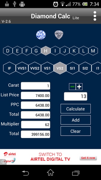 Diamond Calc - Preview 2