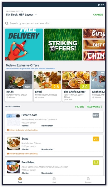 Zomato Order - Food Delivery App - Preview 1