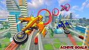 Real Flying Motorcycle Stunt Rider : Bike Games screenshot 2