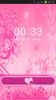 GO Locker Theme Flowers Pink screenshot 5