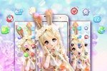 Cute Girl Theme: Princess Doll Girly wallpaper HD screenshot 1