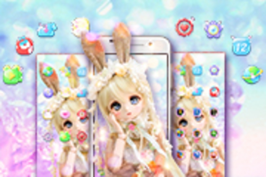 Cute Girl Theme: Princess Doll Girly wallpaper HD - Preview 1