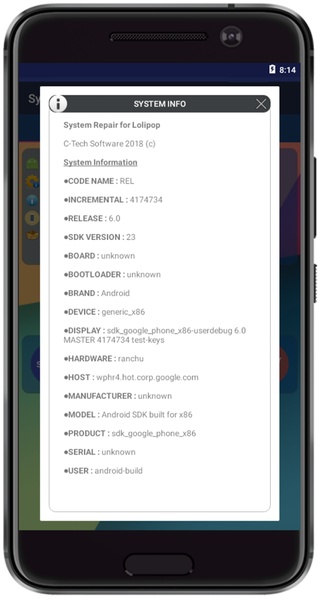 System Repair for Lolipop - Preview 3