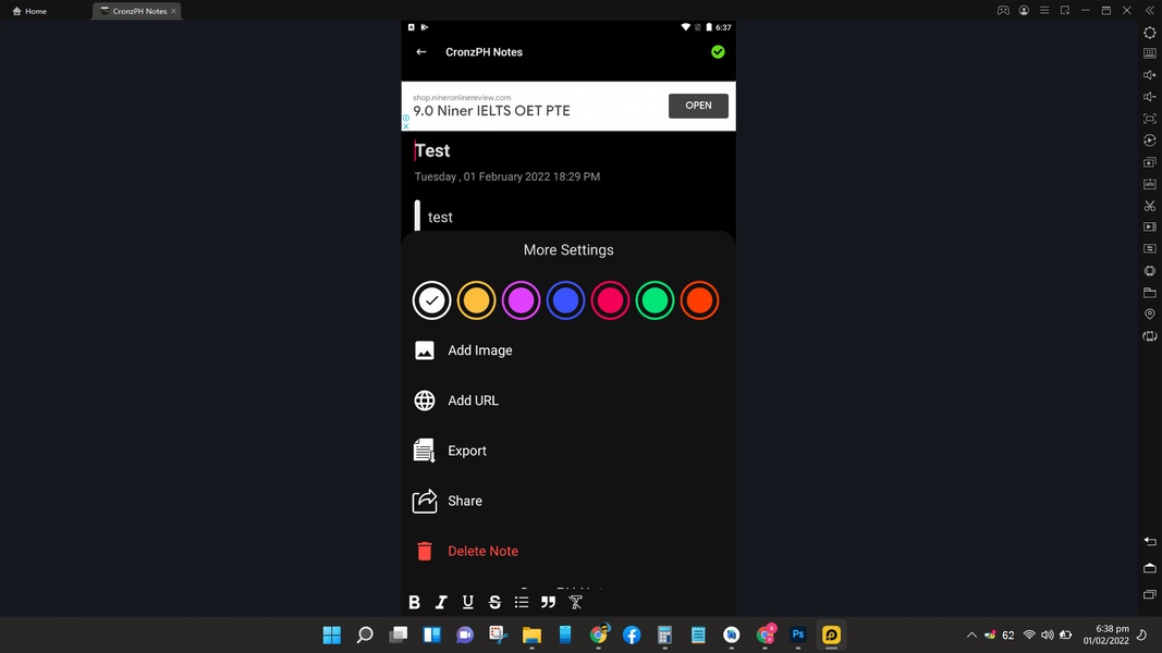 NotePad By CronzPH - Preview 3