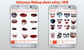 Smart Halloween Makeup Photo Editor screenshot 1