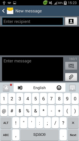 GO Keyboard Flat Theme - Preview 3