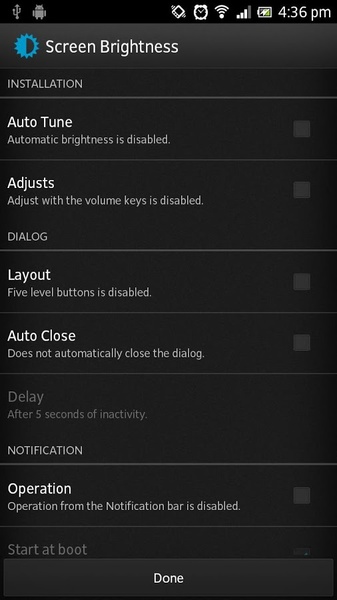 Screen Brightness - Preview 2
