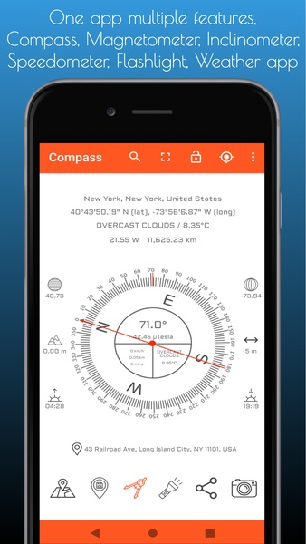 Compass: With Weather App, Clinometer, Speedometer - Preview 8