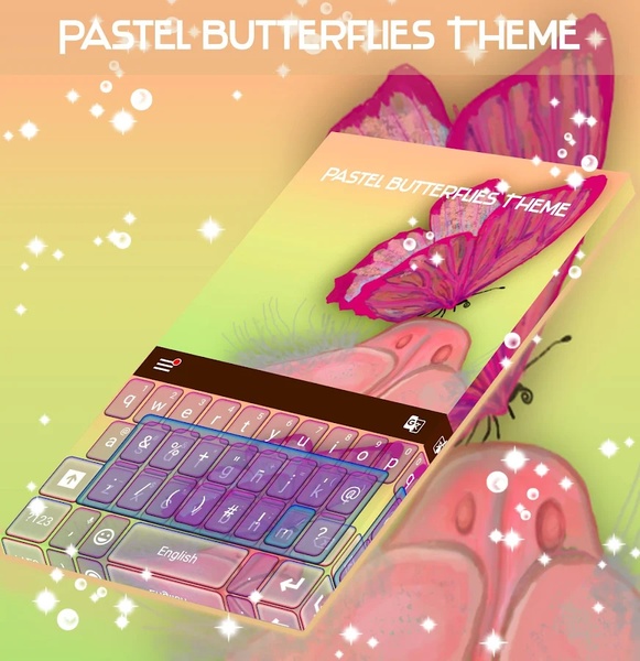 Keyboard Pink Butterflies - Preview 5