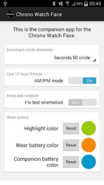 Chrono Watch Face - Preview 4