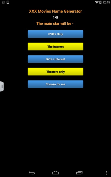 XXX Movies Name Generator - Preview 1