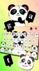 Chubby Lovely Panda Keyboard T screenshot 2