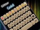 Emoji Keyboard Glitter Gold screenshot 1