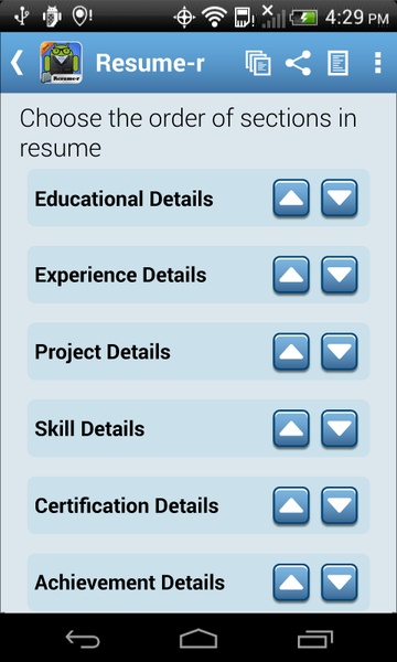 Resume-r - Preview 4